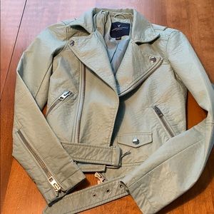 American Eagle faux leather Moto jacket